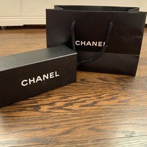 Chanel Gift Bag and Gift Box for Glasses